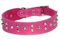 DOGUE Hundehalsband Stud Muffin (und Breit), Rose, Gr. 40