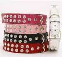 DOGUE Glamorous Hundehalsband, Rose, Gr.35