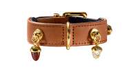 Hunter TC Cognac Leder Hundehalsband Gr. 37