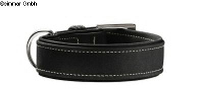 Hunter Halsband Hunting Comfort Breit, schwarz, Gr. 45