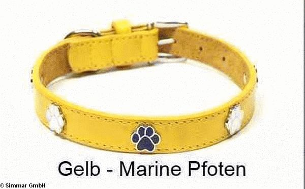 Exclusive DOGUE Paws Up Collar, Yellow, Neck 23cm - 28cm - Click Image to Close